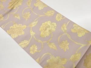 花唐草模様織出し名古屋帯